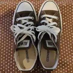 CONVERSE ALL STAR ブラウン コーデュロイ スニーカー
