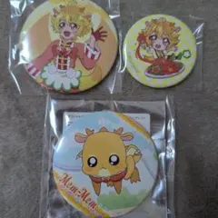 デリシャスパーティプリキュア　メンメン　缶バッジ