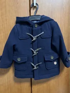 新品タグなし　ミキハウス　MIKIHOUSE ウール　ダッフルコート　90