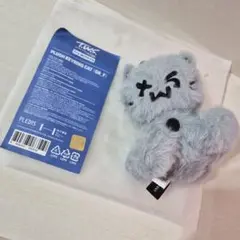 TWS トゥニャンイ　PLUSH KEYRING　グレー　ぬいぐるみ