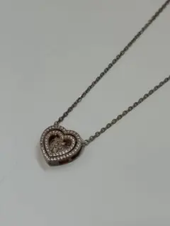 FolliFollie ハート型ストーン付きネックレス
