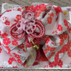 七五三用　花柄結び帯