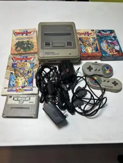 Nintendo Super Famicom 本体 ゲームソフト3本など