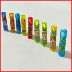 【まとめ売り】鉛筆キャップ9本 ポケモンXY 妖怪ウォッチ イナズマイレブンGO