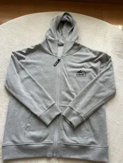 CAMP7 フルジップパーカー 160 グレー