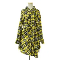 【新品未使用】SNIDEL チェック柄ラップワンピース