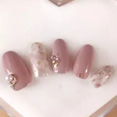 ネイルチップ ジェルネイル タイダイ マーブル ニュアンス 大人 シンプル