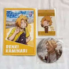 ヒロアカ 上鳴電気 缶バッジ 原画展 ヒロプラ アニカフェ