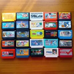 ファミコンソフト25本 ジャンク品 まとめ売り