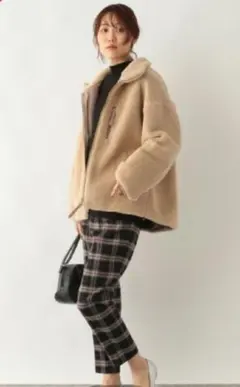 グローバルワーク あったかウツクシルエットテーパードパンツ Mサイズ