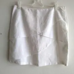 ZARA BASIC ホワイト タイトスカート Mのサムネイル