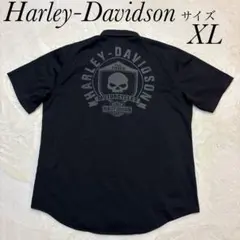 ハーレーダビットソン　Harley-Davidson 半袖ワークシャツ　XLのサムネイル