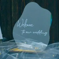 ウェルカムスペース ウェーブミラー ウェルカムミラー ステッカー1枚付き