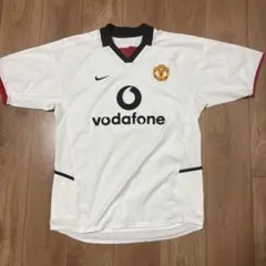 2003-05NikeマンチェスターU 3rd ユニフォーム 長袖Ｌサイズ NIKE マンチェスターユナイテッド 03/05 ユニフォーム アウェイ 長袖