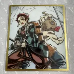 鬼滅の刃　アクリル色紙　竈門炭治郎　嘴平伊之助　A03