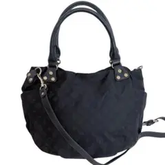 russet ラシット 2way ショルダーバッグ モノグラム ブラック