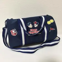 【美品】東京ディズニーリゾート ショルダーバッグ バック ネイビー ボストン