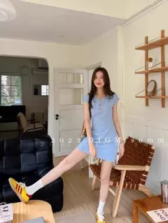 ハイウエストタイトミニワンピ✭春セクシーお出かけドレス✭女子会デートに最適