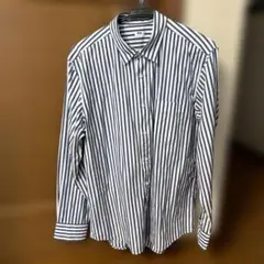 UNIQLO ストライプ長袖シャツ Lサイズ