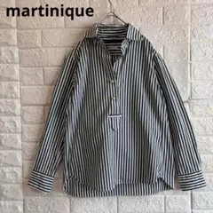 【値下げ】martinique マルティニーク ストライプ シャツ 長袖 ESSENTIALスタンダードシャツ｜martinique（マルティニーク）｜商品
