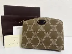 CELINE セリーヌ マカダム デニム ポーチ パリマカダム CELINE セリーヌ ショルダーバッグ マカダム デニム ブルー