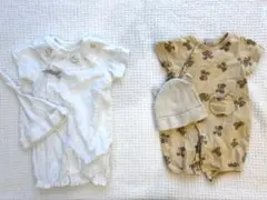 petitmain　プティマイン　半袖2wayオール セット 帽子オマケ