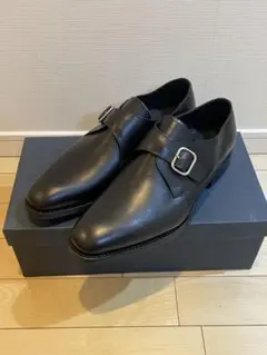 Barker モンクシューズ 4304FW10 ブラックカーフ 7.5Fのサムネイル