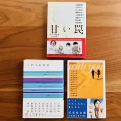 【恋愛短編集】女流作家『甘い罠』 『LOVERS』 『with you』 3冊