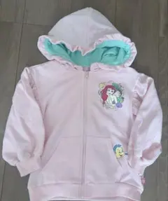 ベビードール　アリエル フード付きパーカー 100cm ピンク