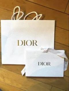 Dior ホワイトショップ袋・ギフトボックスセット