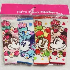 ミニーシーズン　ミニタオル　4枚セット　ディズニーリゾート　フルーツ
