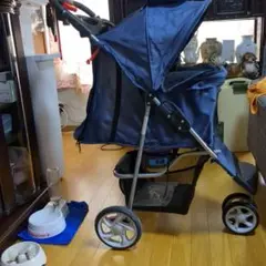 ペットカート　折りたたみ式　中型犬　小型犬　パープル