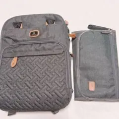 【多機能】DIKASLON マザーズリュック おむつ替えシート付 グレー 撥水