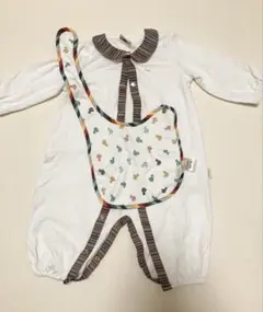 【美品】ポールスミス　ベビー服　カバーオール&スタイ