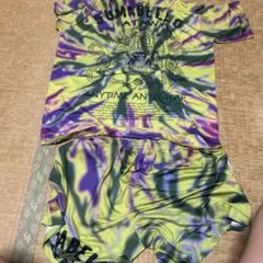 タイダイTシャツ＆ショートパンツセット