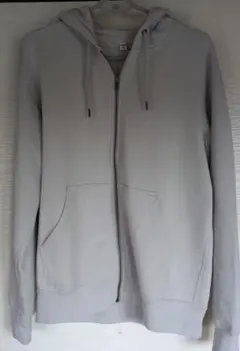 UNIQLO グレー フルジップパーカー M