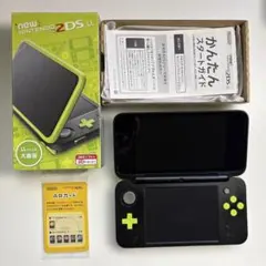 new NINTENDO 2DSLL 本体　ブラック×ライム