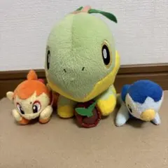 ポケットモンスター ぬいぐるみ 3種セット ナエトル ポッチャマ ヒコザル