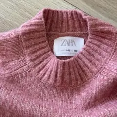 ZARA ニット セーター ピンク 152 暖かい 美品