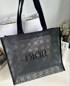 DIOR ディオール メッシュトートバッグ ノベルティ ブラック