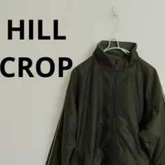 【裏フリース】トラックジャケット L カーキ ライン入り ジップアップ 防寒