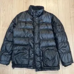ダウンジャケット メンズ M ブラック 防寒 軽量 シンプル 冬アウター