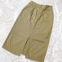 w closet ベージュ タイトスカート スリット入りのサムネイル