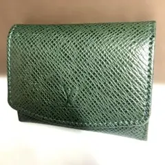 상태매우좋음 LOUIS VUITTON 타이가 커프스 케이스 그린