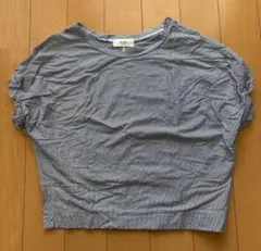 BEAMS HEART ストライプ短丈半袖Tシャツのサムネイル