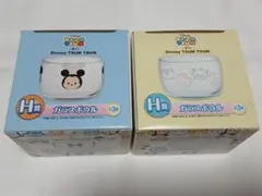 一番くじ H賞 Disney Tsum Tsum ガラスボウル 2個セット