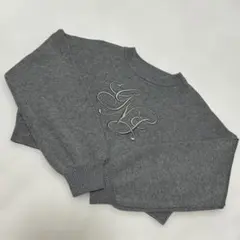 【とても綺麗】INGNI グレー 刺繍 長袖セーター