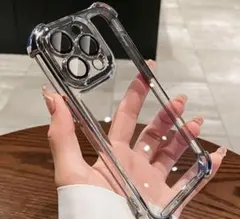 iPhone15Pro MAX クリアケース／シルバー