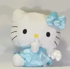 ハローキティ 天使 ぬいぐるみ 水色
