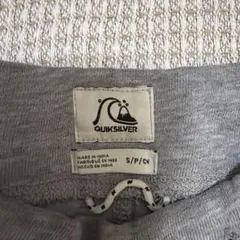 QUIKSILVER スウェットパンツ グレー ホワイト Sサイズのサムネイル